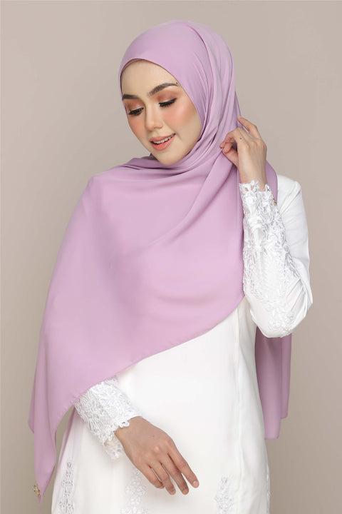 Tudung Shawl Diya Matte Silk Satin