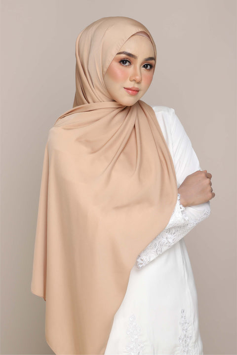 Tudung Shawl Diya Matte Silk Satin