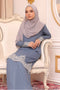 Selena Glitters Chiffon Modern Baju Kurung
