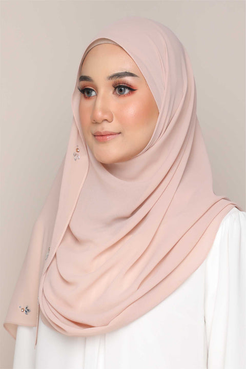 Amani Heavy Chiffon Beads Shawl Tudung