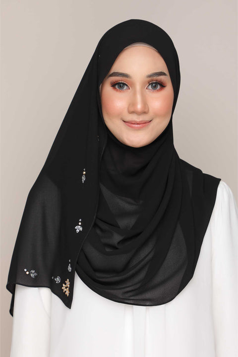 Amani Heavy Chiffon Beads Shawl Tudung