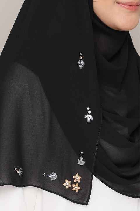 Amani Heavy Chiffon Beads Shawl Tudung