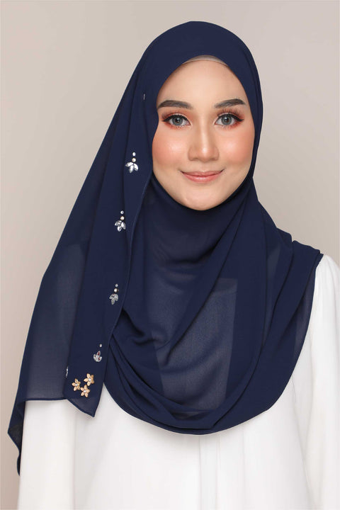 Amani Heavy Chiffon Beads Shawl Tudung