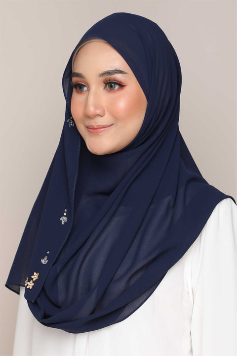 Amani Heavy Chiffon Beads Shawl Tudung