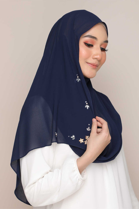 Amani Heavy Chiffon Beads Shawl Tudung