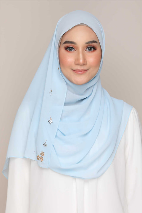 Amani Heavy Chiffon Beads Shawl Tudung